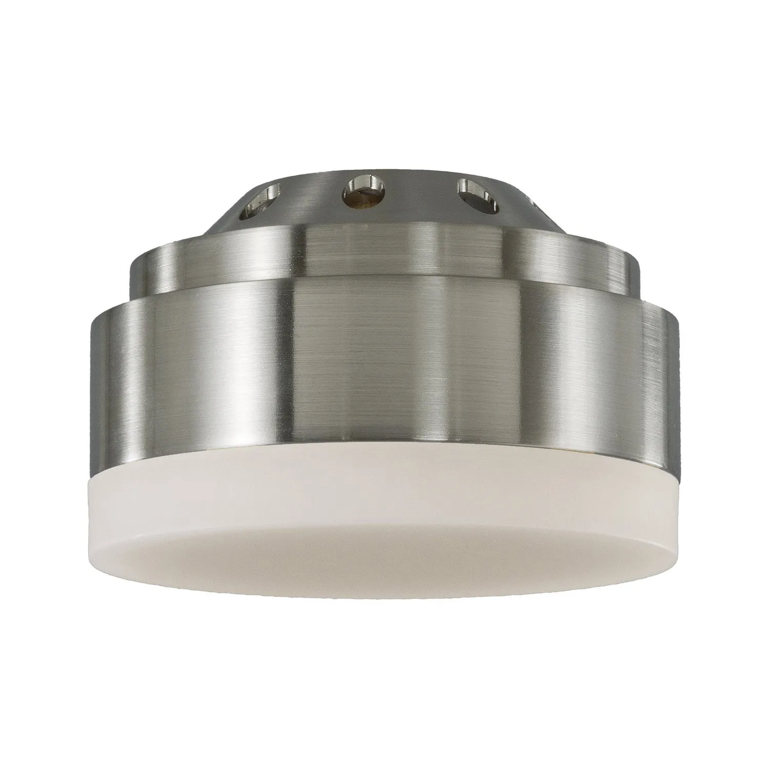 LED Fan Light Kit from the Aspen 56 Collection in Brushed Steel Finish by Visual Comfort Fan