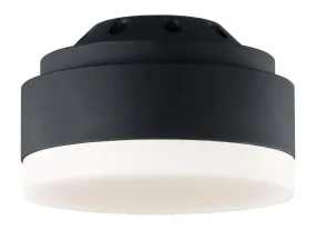 LED Fan Light Kit from the Aspen 56 Collection in Midnight Black Finish by Visual Comfort Fan