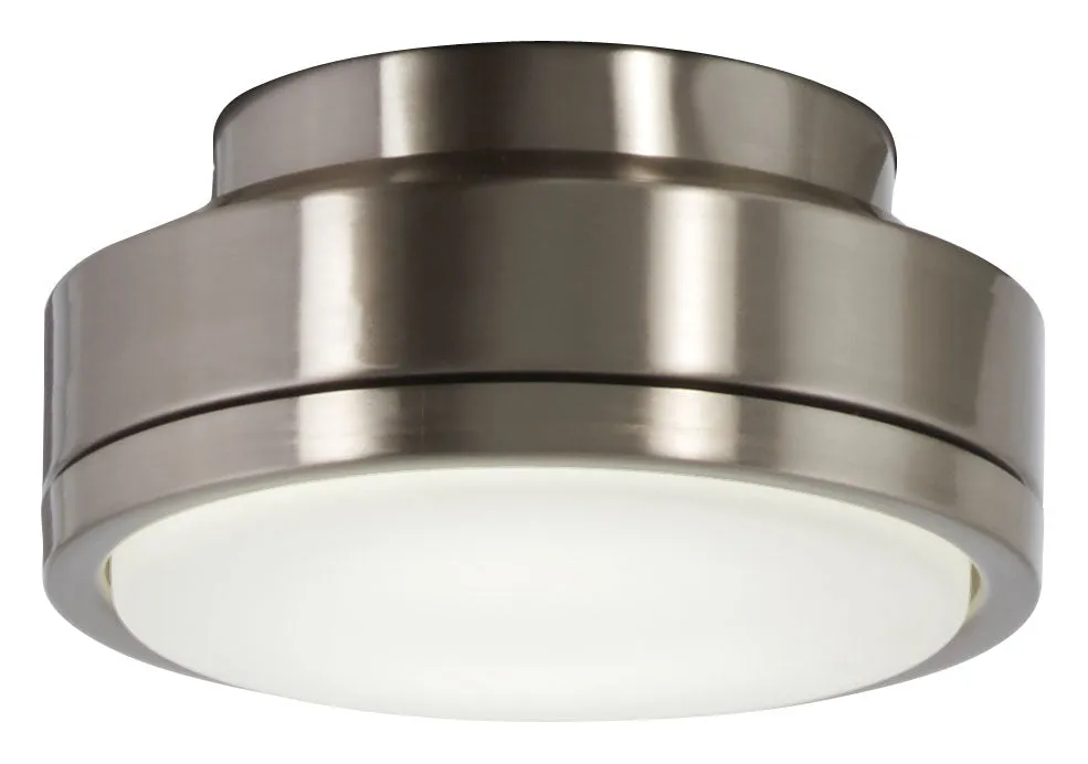 LED Fan Light Kit from the Rudolph Collection in Brushed Nickel Finish by Minka Aire