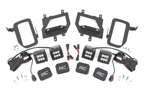 LED Light | Fog Mount | Dual 2" Black Pairs | Spot | Ford F-150 | 2015-2017