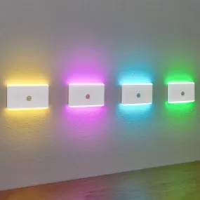 LED Motion Sensor Night Light, 3 Modes Stair Lamp, Dimmable Lighting with Battery, for Indoor,Bedroom, Cabinet, Gift, Home Decor