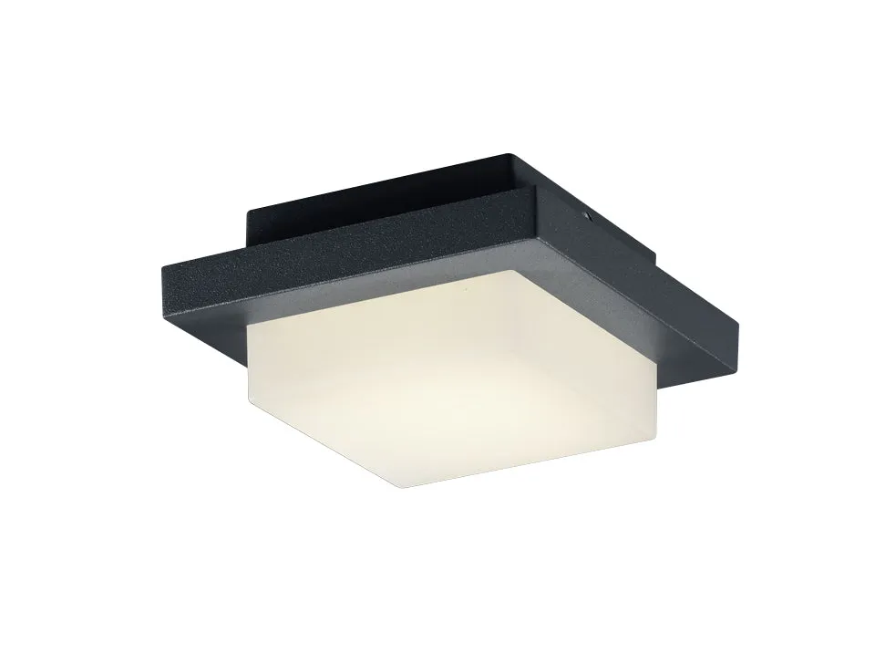 LED Outdoor Wall Sconce from the Hondo Collection in Dark Grey Finish by Arnsberg
