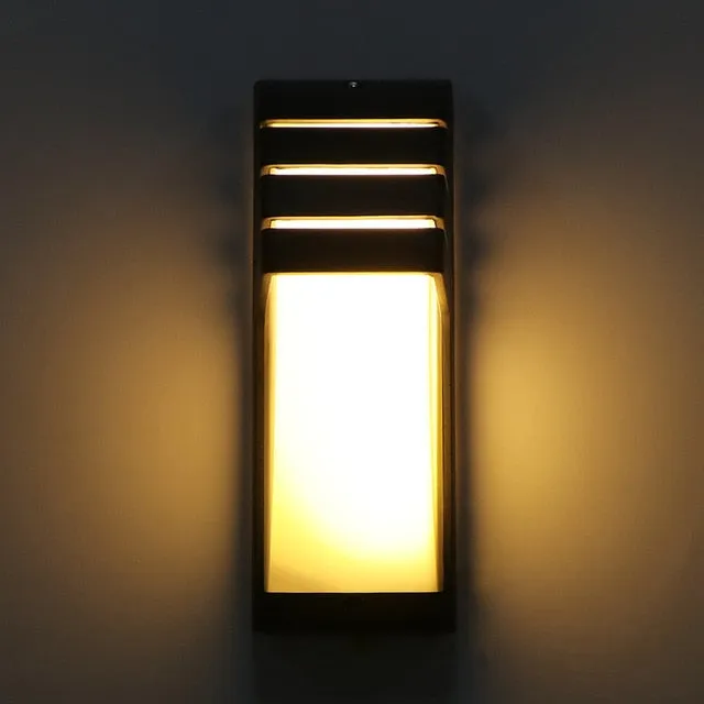 Lemonbest Wall lamp Outdoor Waterproof LED Wall light AC90-260V Aluminum Courtyard Garden Porch Corridor Lights retro wall lamp