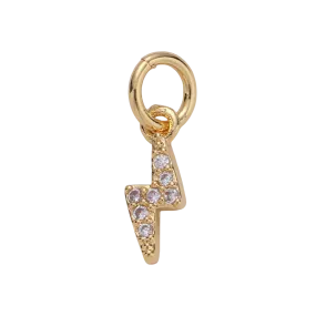 Lighting bolt charm