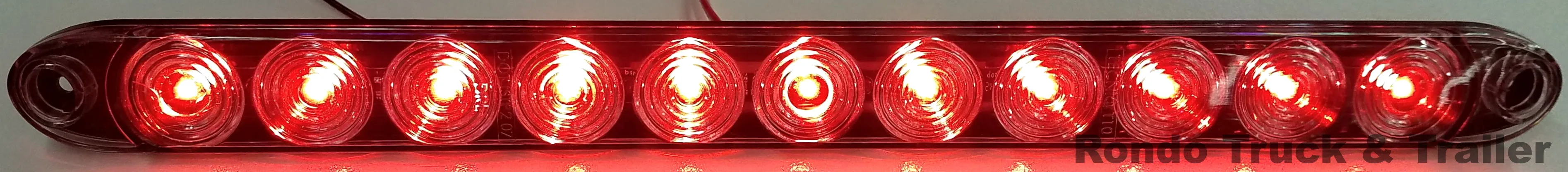 Low Profile Stop / Turn / Tail Light - Red LED - T10-RC00-1