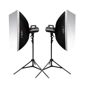 LUMI200 II 400Ws Twin Flash Dimmable Lighting Kit with Softbox (Gemini GS400 II) (Gemini GS200 II)