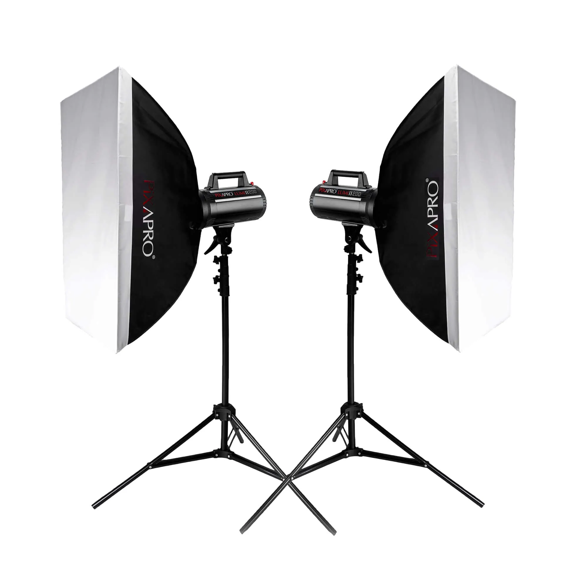 LUMI200 II 400Ws Twin Flash Dimmable Lighting Kit with Softbox (Gemini GS400 II) (Gemini GS200 II)