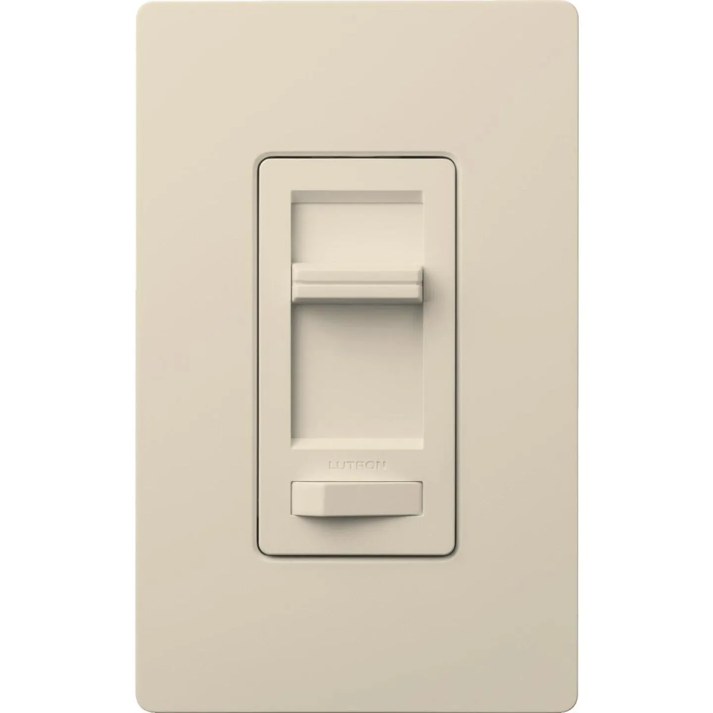 Lutron Lumea Incandescent/Halogen/LED/CFL Light Almond Slide Dimmer Switch