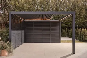Luxe Electric Retractable Roof LED Pergola