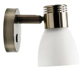 Luxor LED Round Light - Brush Nickel WW