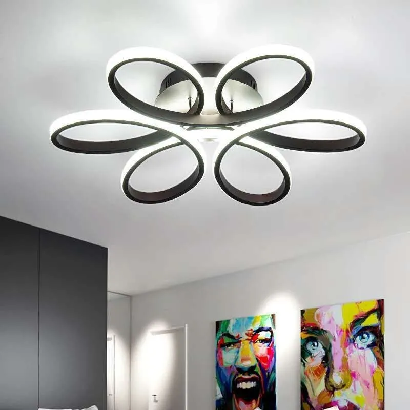 Modern Led Ceiling Lights Bedroom Lights Dining Table Ceiling Pendants Warm/Cold White Lighting Living Room Furniture Lamp