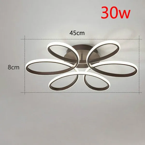 Modern Led Ceiling Lights Bedroom Lights Dining Table Ceiling Pendants Warm/Cold White Lighting Living Room Furniture Lamp
