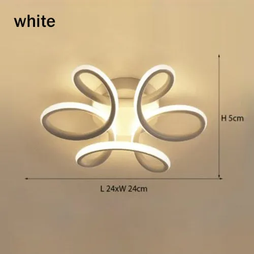 Modern Led Ceiling Lights Bedroom Lights Dining Table Ceiling Pendants Warm/Cold White Lighting Living Room Furniture Lamp