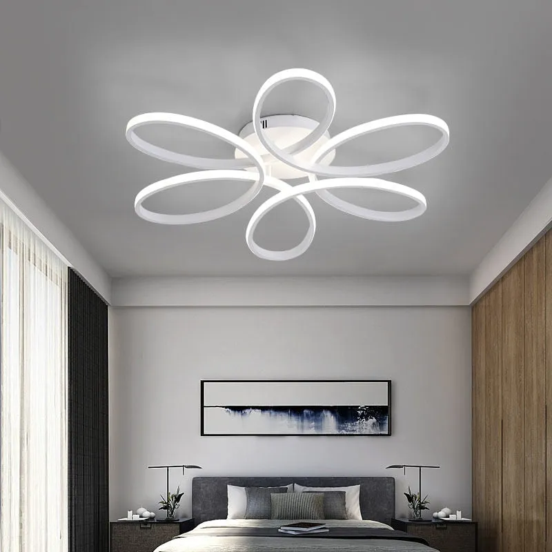 Modern Led Ceiling Lights Bedroom Lights Dining Table Ceiling Pendants Warm/Cold White Lighting Living Room Furniture Lamp
