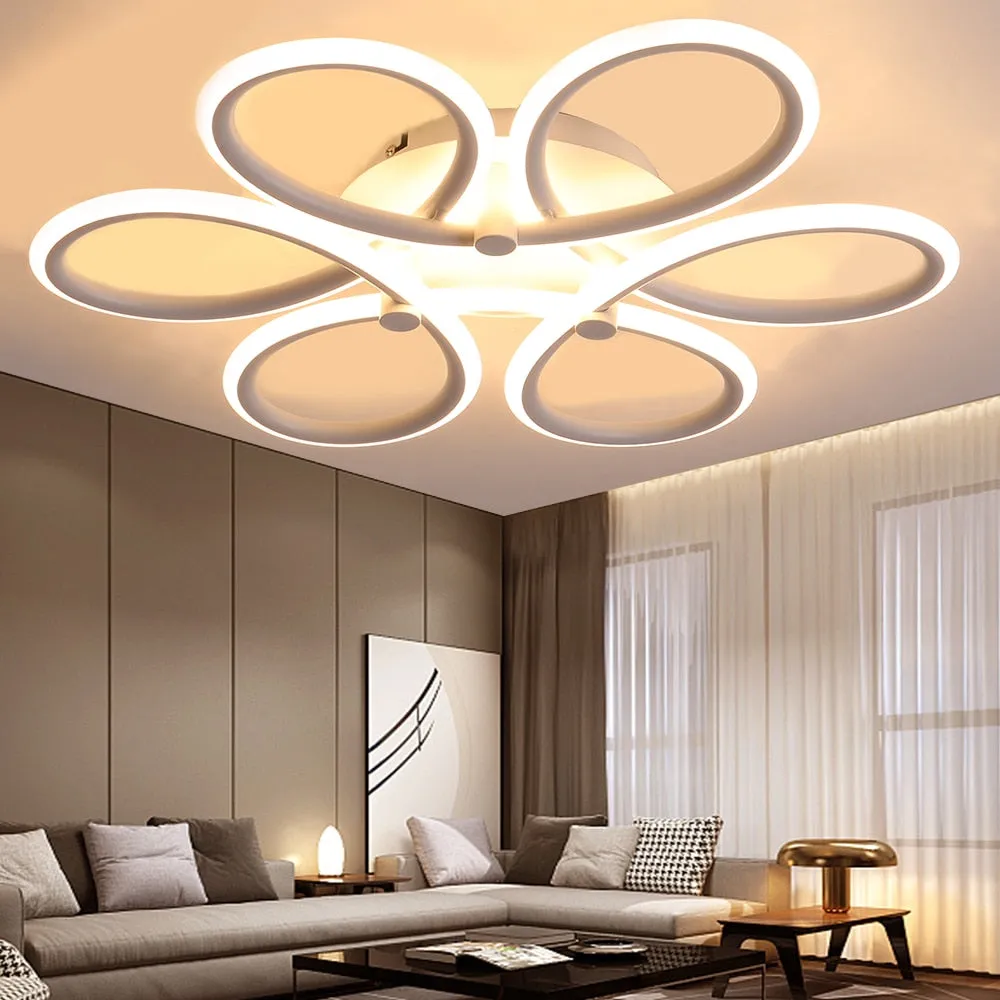 Modern Led Ceiling Lights Bedroom Lights Dining Table Ceiling Pendants Warm/Cold White Lighting Living Room Furniture Lamp