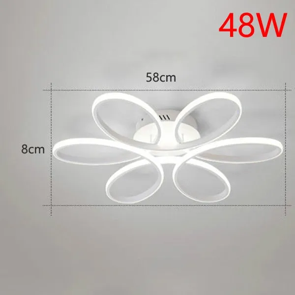 Modern Led Ceiling Lights Bedroom Lights Dining Table Ceiling Pendants Warm/Cold White Lighting Living Room Furniture Lamp