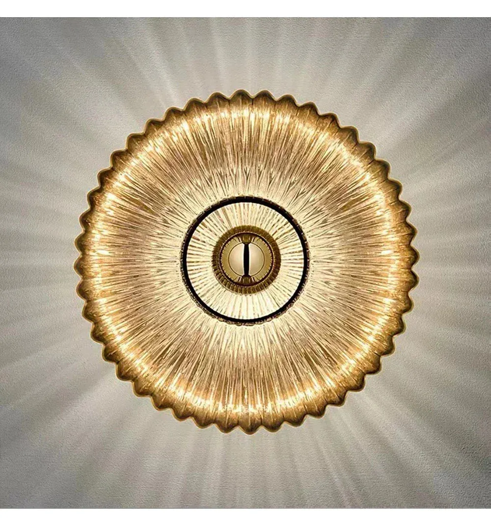 Modern LED Wall Lamps Glass Ripple Lights Corridor Aisle Staircase Dining Backdrop Simple Indoor Home Decoration Lustre Fixtures