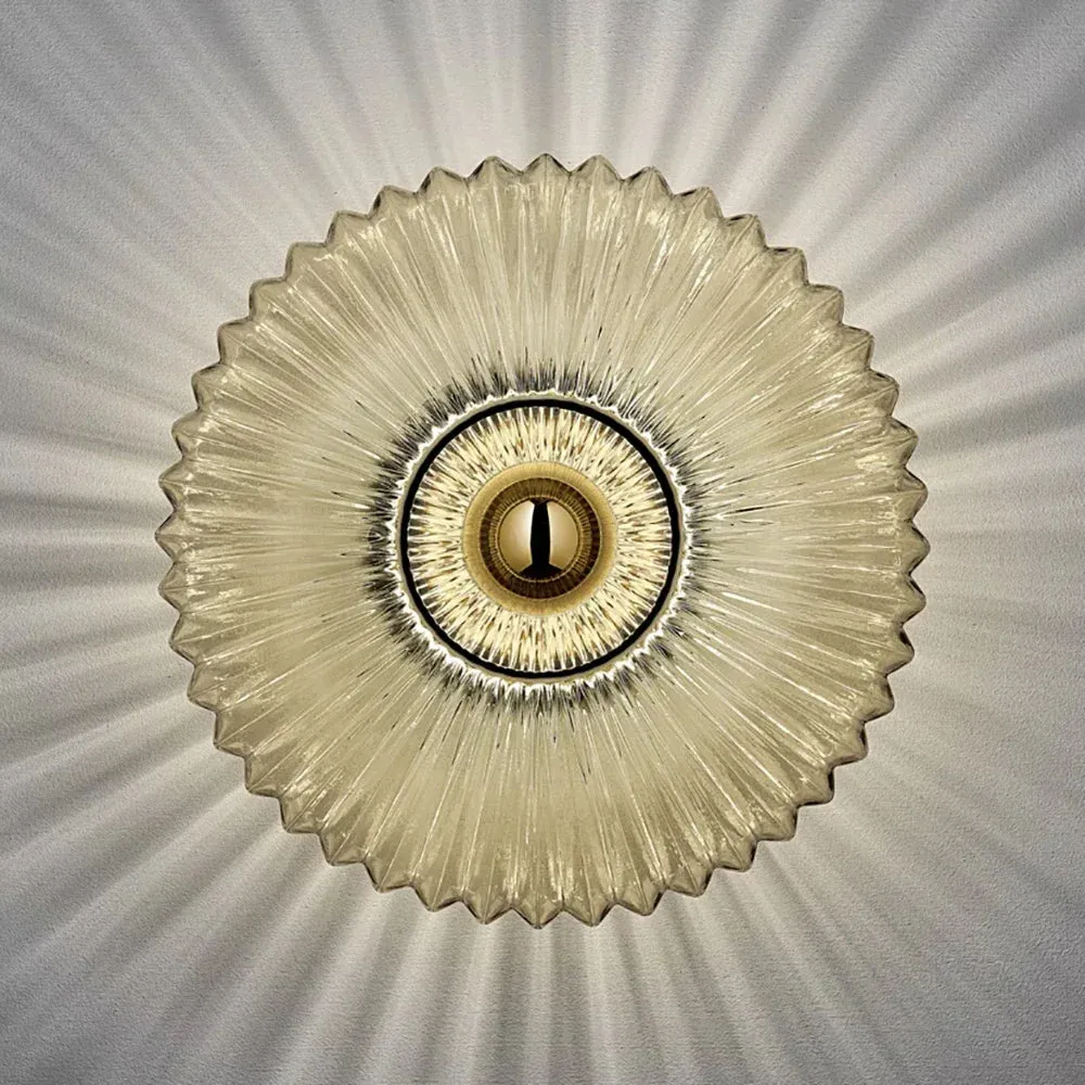 Modern LED Wall Lamps Glass Ripple Lights Corridor Aisle Staircase Dining Backdrop Simple Indoor Home Decoration Lustre Fixtures