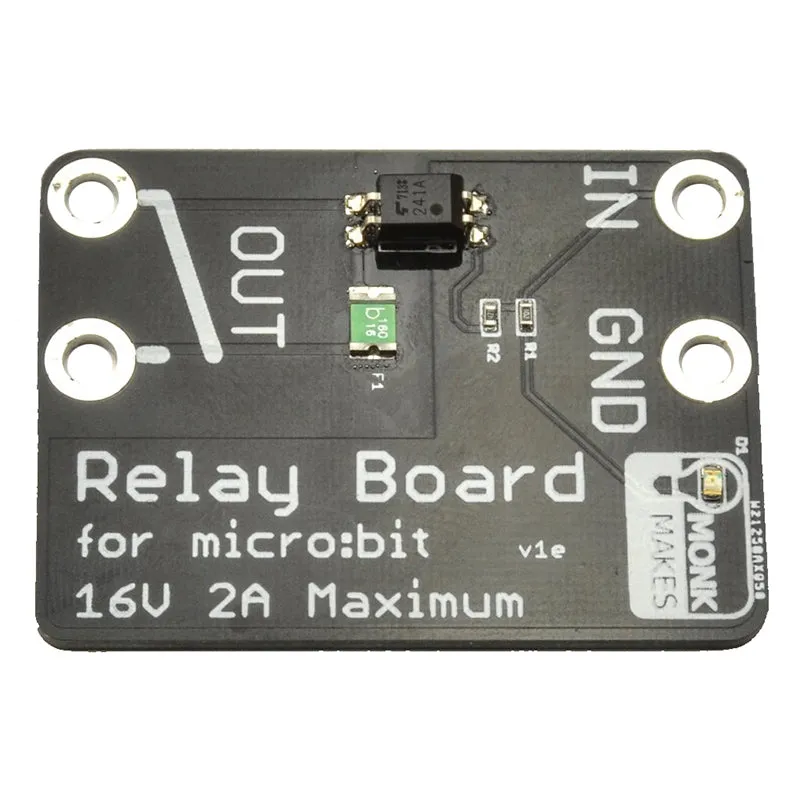 Monk Makes - Low voltage relay for micro:bit (solid state)