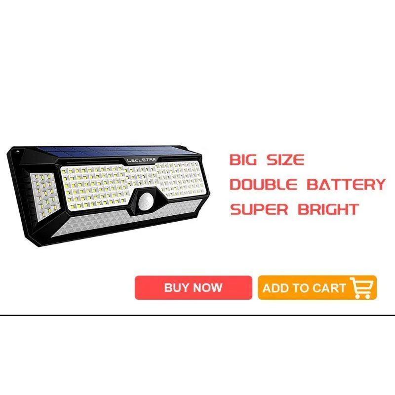 Motion Sensor Solar Lights - Bright Durable and Eco-Friendly