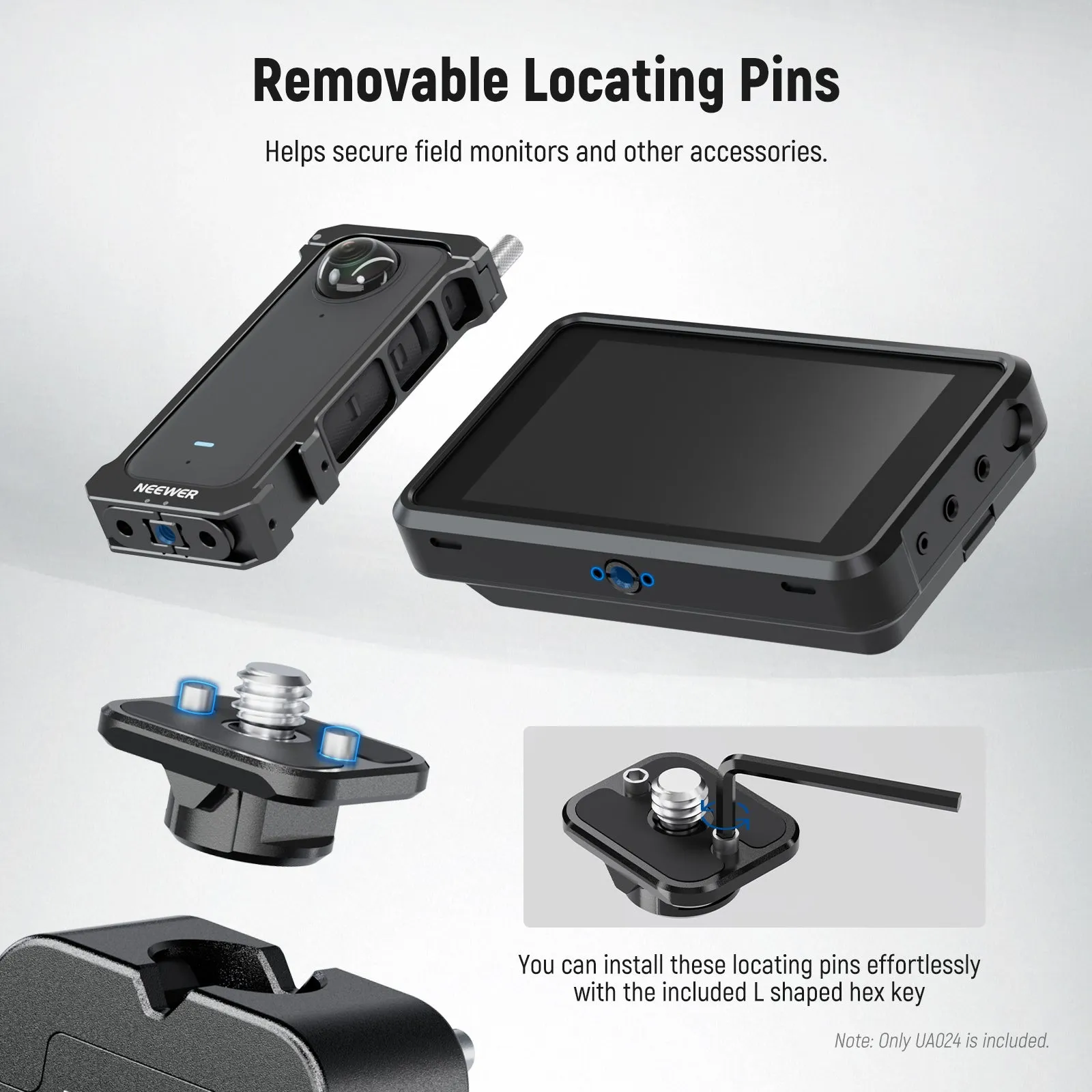 NEEWER UA024 Mini Quick Release Plate Kit
