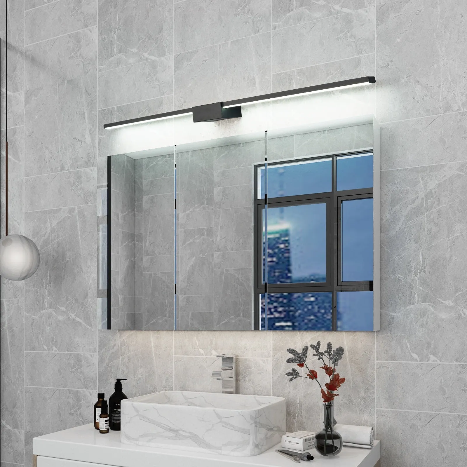 NEO Gleam LED Bathroom Mirror Light - Modern Wall Lamp 19W-27W