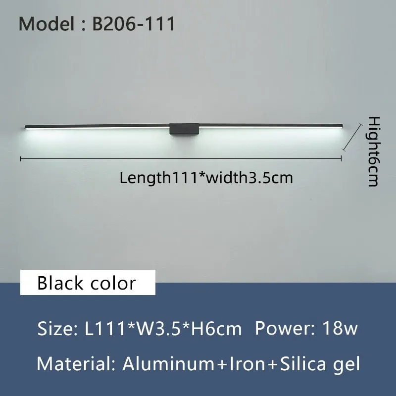 NEO Gleam LED Bathroom Mirror Light - Modern Wall Lamp 19W-27W
