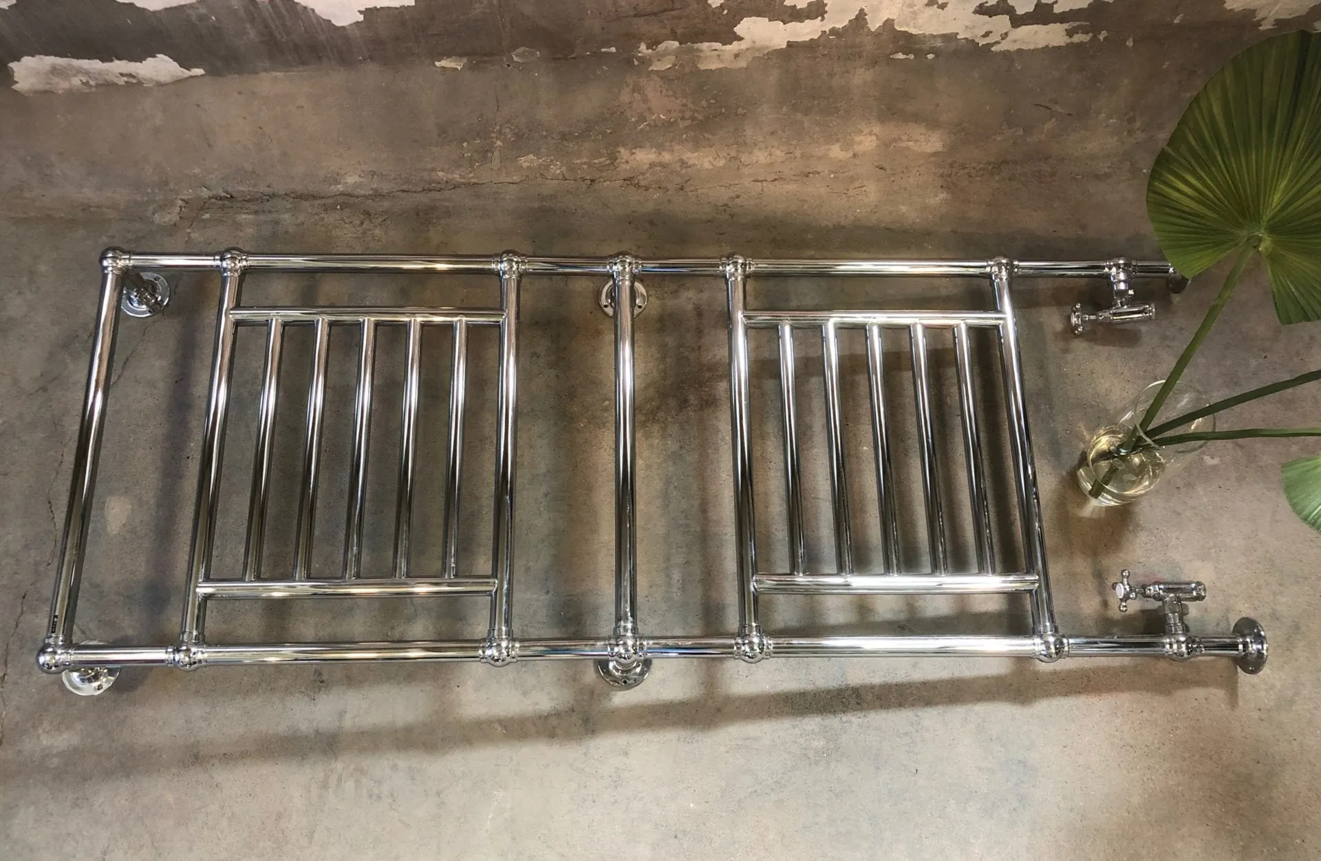 New Myson Towel Warmer Rack, Hydronic, Extra Large, Satin Finish, Still in Wrapper