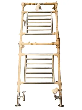 New Myson Towel Warmer Rack, Hydronic, Extra Large, Satin Finish, Still in Wrapper