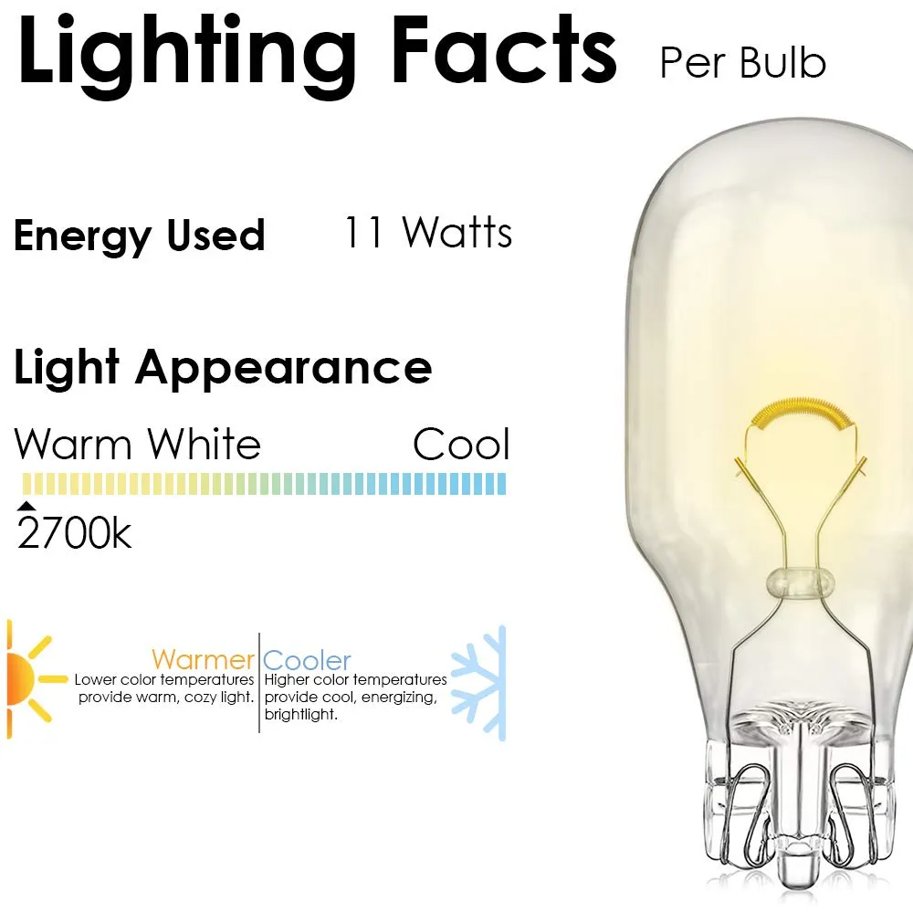 Noa Store 12 Volt 11 Watt Incandescent Light Bulb Pack of 12 Used as Landscape Path