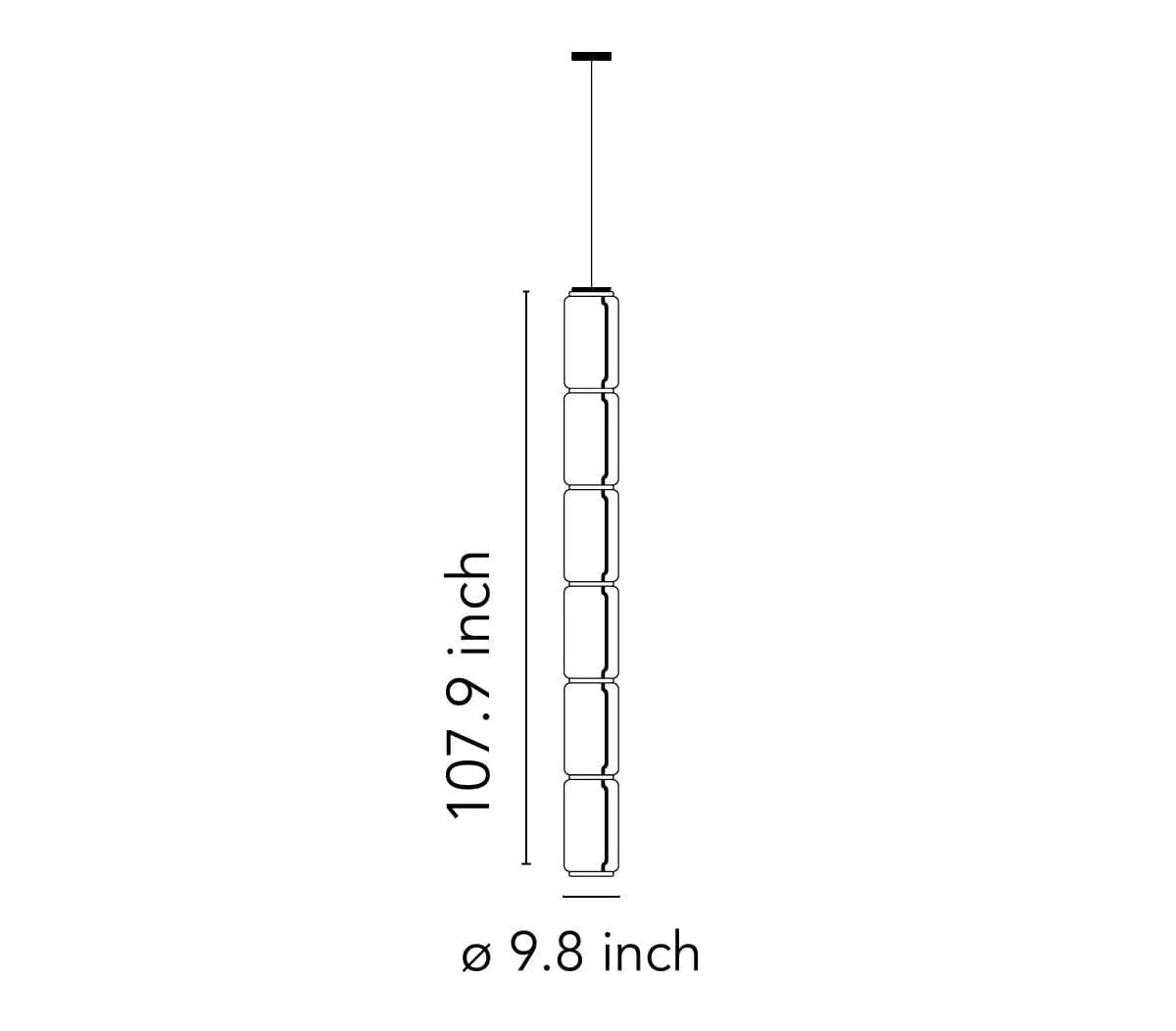 Noctambule - Pendant with Low Cylinders