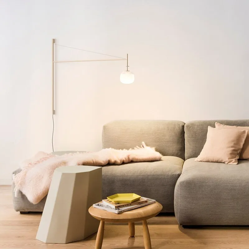 Nordic Black Swing Arm Wall Lamp