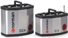 Norman D12R Power Pack 1200 watt second w/Pocket Wizard