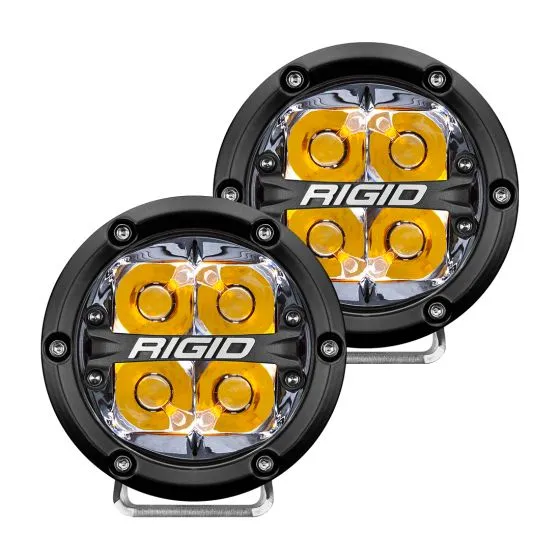Offroad Alliance - Universal Triple Bumper Light Kit w/ Rigid Round 360-Series Lights - 2017-2020 Raptor