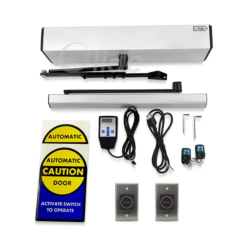Olide-120B No Touch Automatic Door Opener with 2pcs Hardwire Hand Sensor Switches
