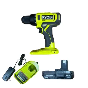 ONE  18-Volt Cordless 1/2 in. Drill/Driver Kit with (1) 1.5 Ah Battery and Charger - Factory Reconditioned