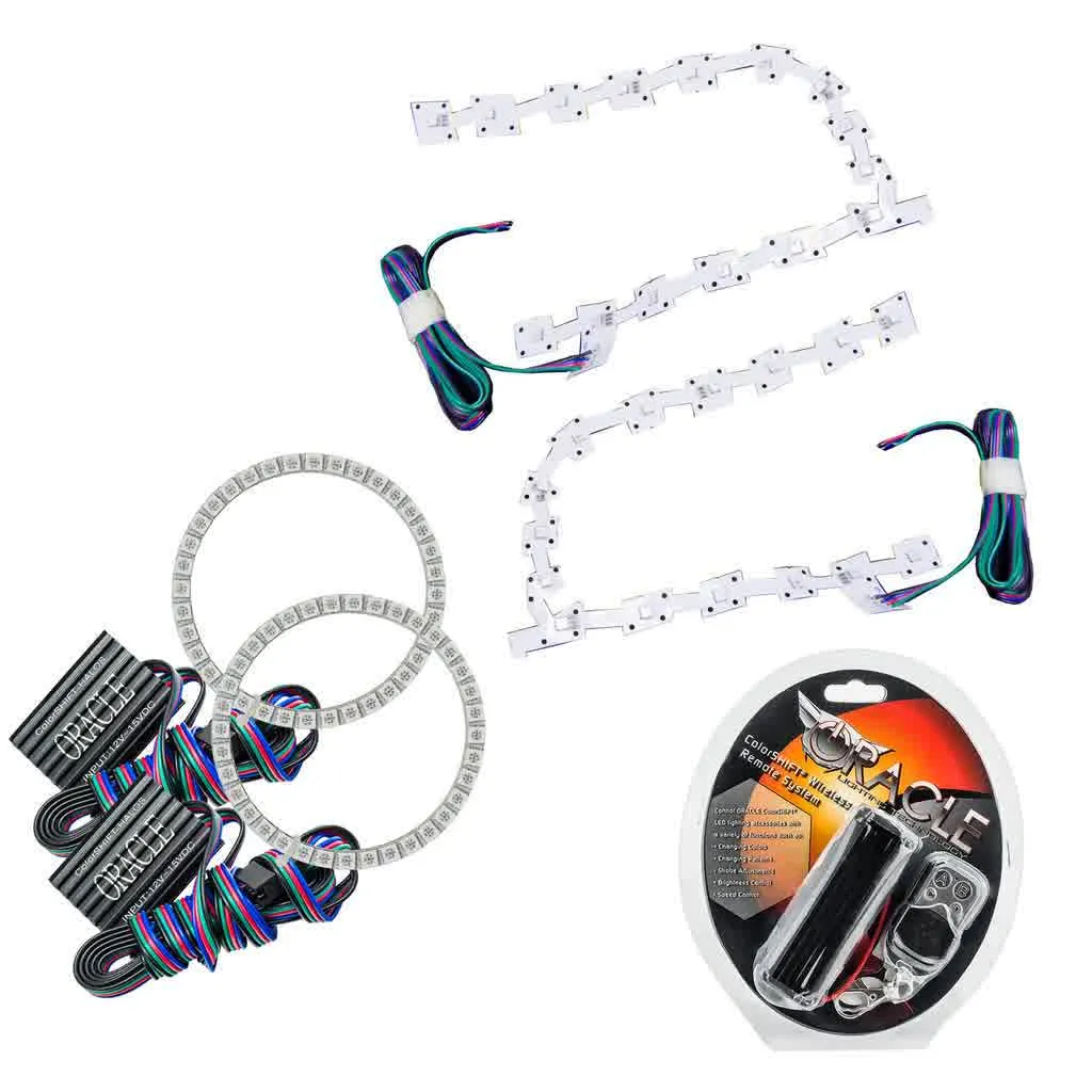 Oracle Headlight DRL   Halo Upgrade Kit Chrysler 300C (11-19) [ColorSHIFT] w/ or w/o Controller