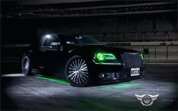 Oracle Headlight DRL   Halo Upgrade Kit Chrysler 300C (11-19) [ColorSHIFT] w/ or w/o Controller