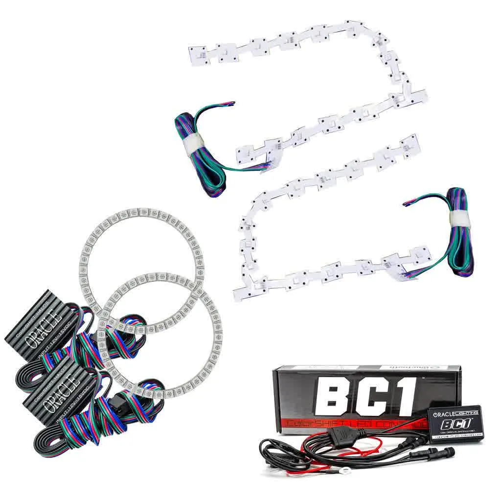 Oracle Headlight DRL   Halo Upgrade Kit Chrysler 300C (11-19) [ColorSHIFT] w/ or w/o Controller