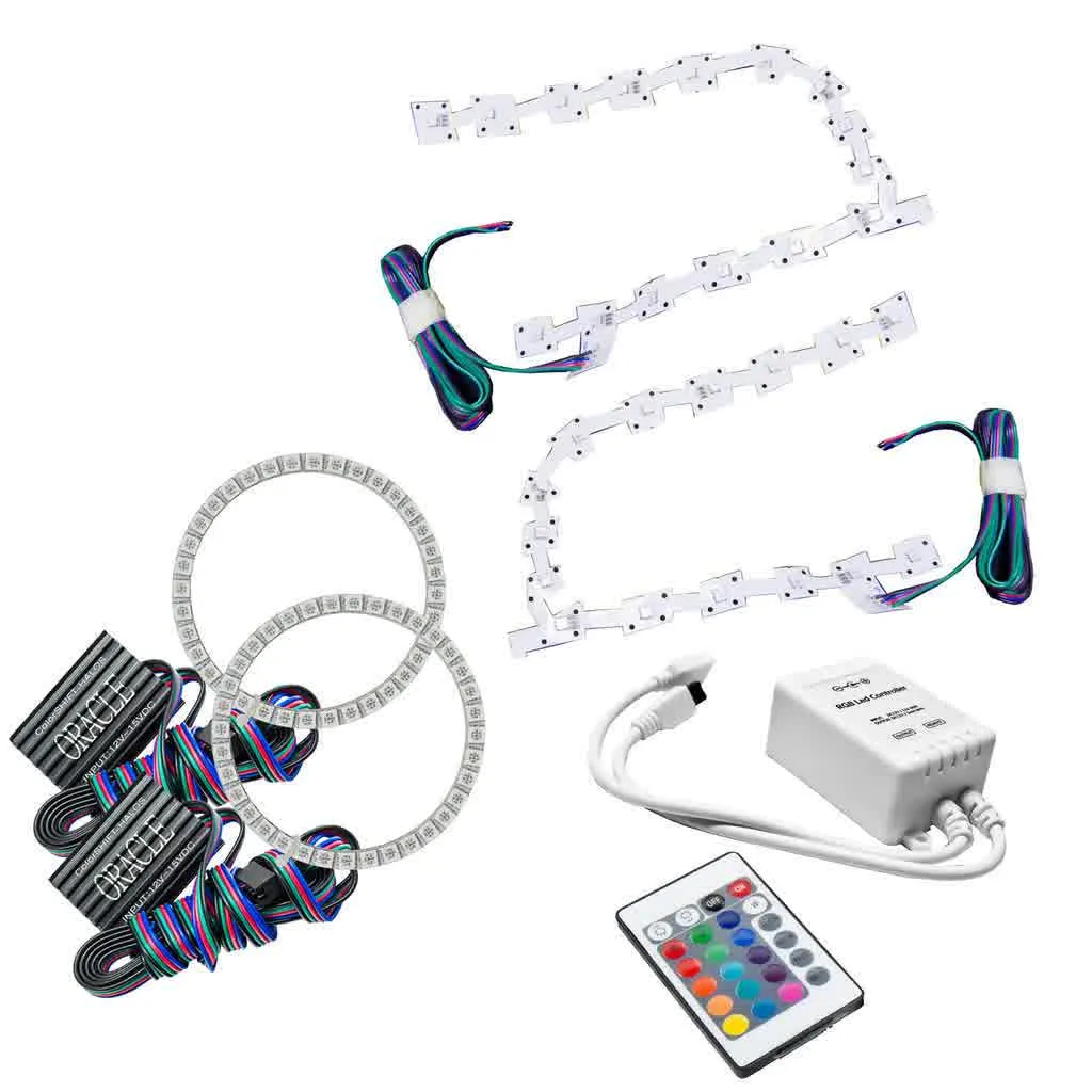 Oracle Headlight DRL   Halo Upgrade Kit Chrysler 300C (11-19) [ColorSHIFT] w/ or w/o Controller