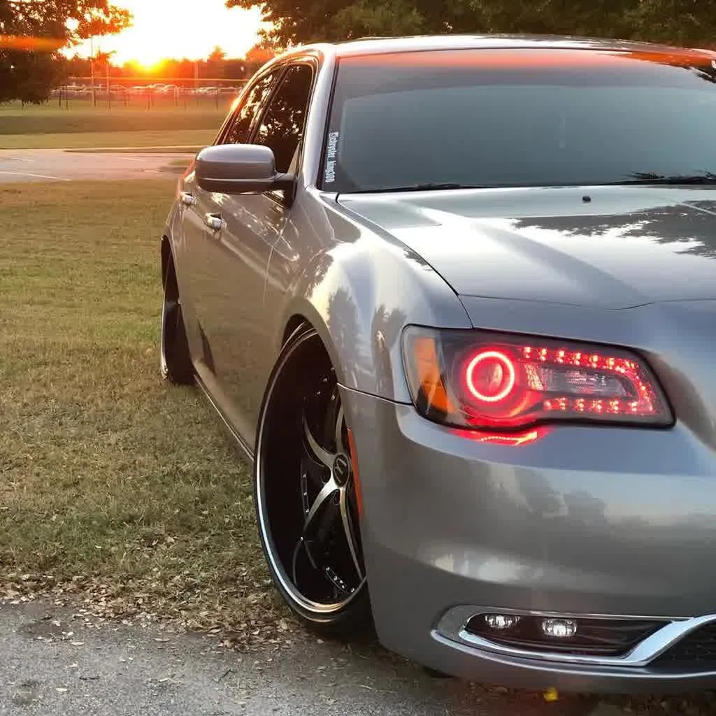 Oracle Headlight DRL   Halo Upgrade Kit Chrysler 300C (11-19) [ColorSHIFT] w/ or w/o Controller