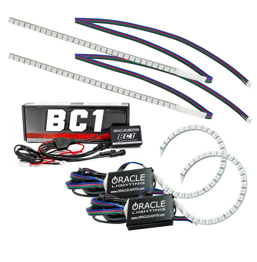 Oracle Headlight DRL   Halo Upgrade Kit Ford Focus RS/ST (15-17) ColorSHIFT Headlight Upgrade