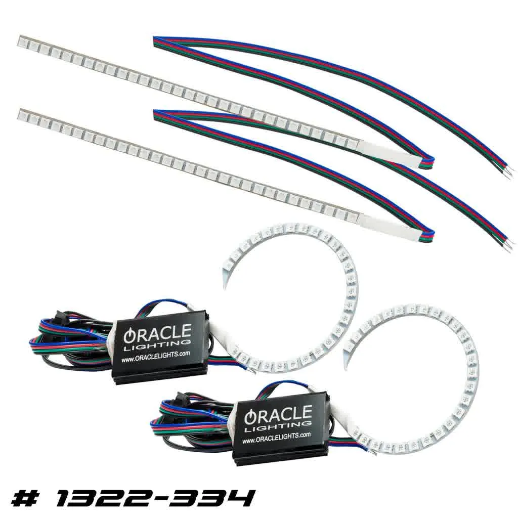 Oracle Headlight DRL   Halo Upgrade Kit Ford Focus RS/ST (15-17) ColorSHIFT Headlight Upgrade