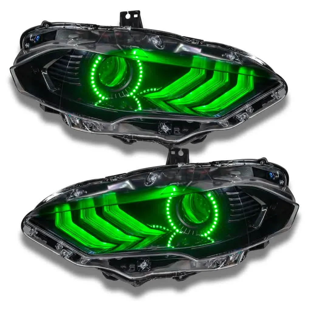 Oracle Headlight DRL   Halo Upgrade Kit Ford Mustang (18-21) [ColorSHIFT] w/ or w/o Controller