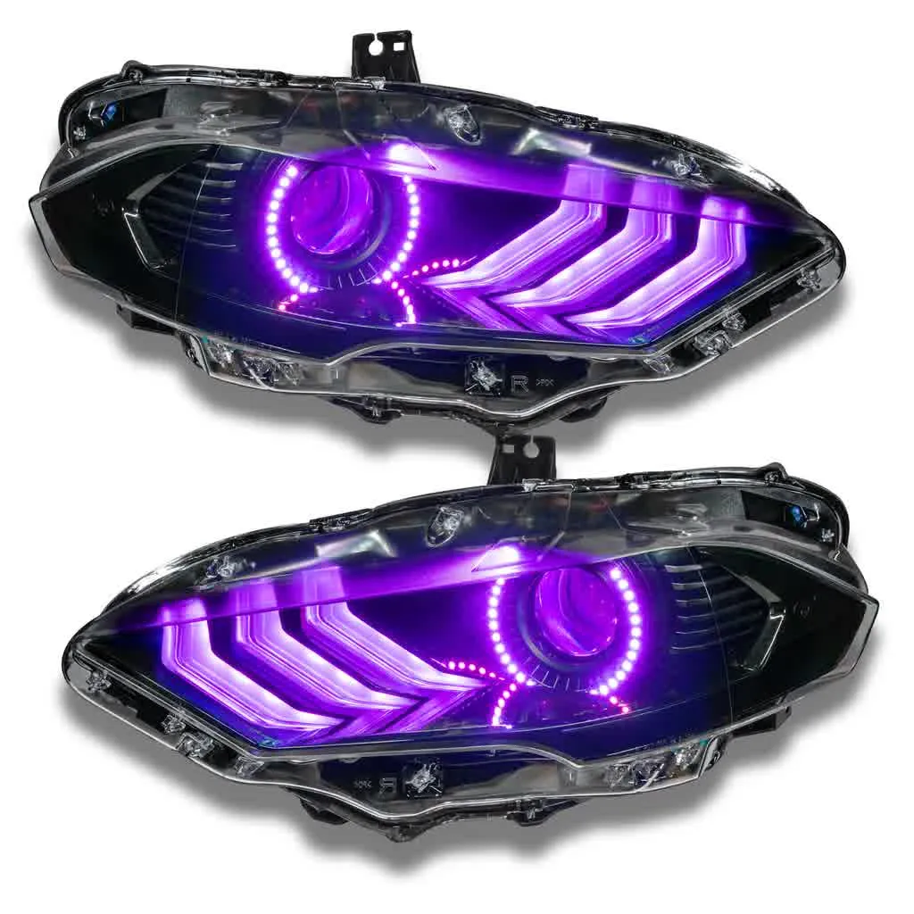 Oracle Headlight DRL   Halo Upgrade Kit Ford Mustang (18-21) [ColorSHIFT] w/ or w/o Controller