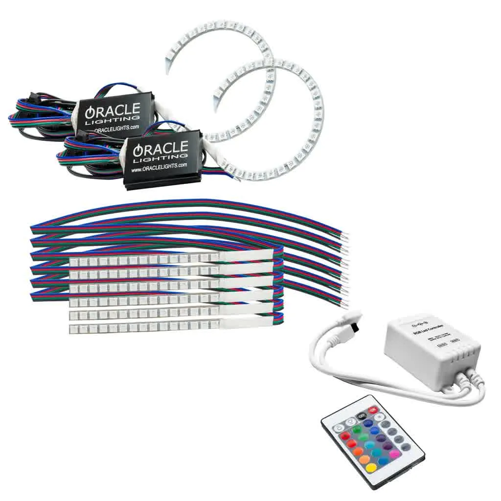 Oracle Headlight DRL   Halo Upgrade Kit Ford Mustang (18-21) [ColorSHIFT] w/ or w/o Controller