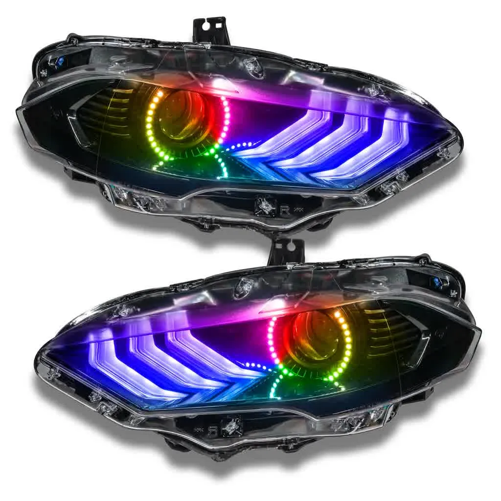 Oracle Headlight DRL   Halo Upgrade Kit Ford Mustang (18-21) [ColorSHIFT] w/ or w/o Controller