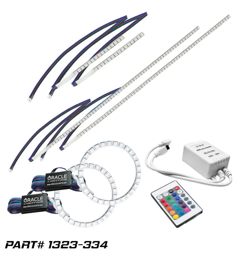 Oracle Headlight DRL   Halo Upgrade Kit Honda Pilot (16-18) [ColorSHIFT] w/ or w/o Controller