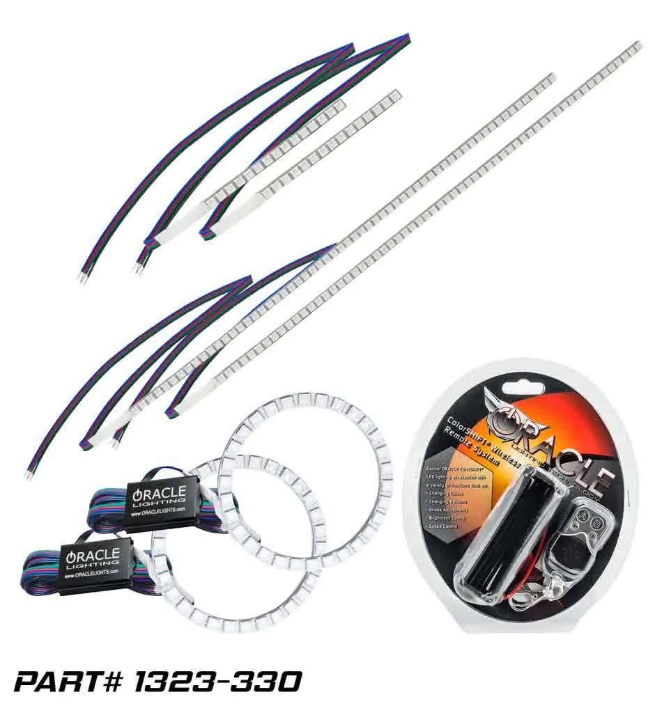Oracle Headlight DRL   Halo Upgrade Kit Honda Pilot (16-18) [ColorSHIFT] w/ or w/o Controller