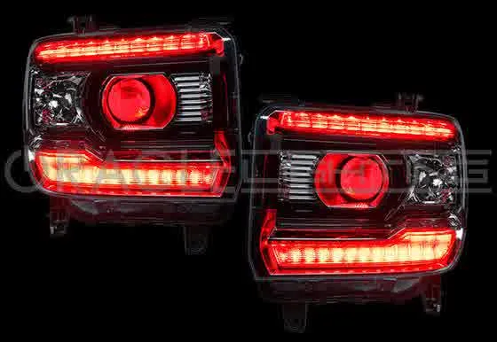 Oracle Headlight DRL Upgrade Kit GMC Sierra (14-15) [ColorSHIFT] w/ or w/o Controller